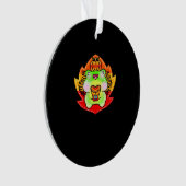 Happy Fall Y'all Pumpkin Fall Saison Oversifiziert Ornament (Vorderseite)
