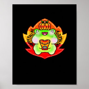 Happy Fall Y'all Pumpkin Fall Saison Oversifiziert Poster
