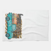 Happy Fall Y'all Pumpkin Farm LKW Küchenhandtücher Geschirrtuch (Horizontal)