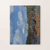 Happy Fall Y'all Rustic Autumn Display Foto Puzzle (Vertikal)