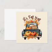 Happy Fall Y'all - Rustikaler LKW mit Pumpkins (Vorne/Hinten)