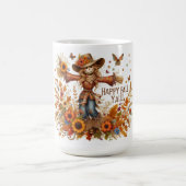 Happy Fall Ya'll Scarecrow Kaffeetasse (Mittel)
