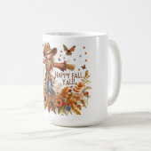 Happy Fall Ya'll Scarecrow Kaffeetasse (VorderseiteRechts)