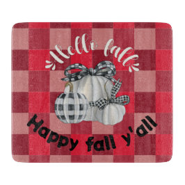 Happy Fall Y'all Schneidebrett
