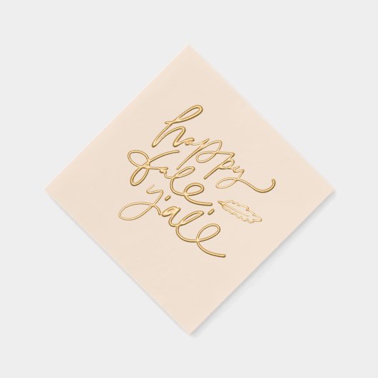 Happy Fall Y'all Servietten Mit Folie (Rechts)