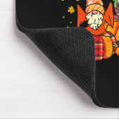 Happy Fall Yall Shirt Buffalo Pumpkin Autumn Gnome Mousepad (Ecke)