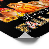 Happy Fall Yall Spitz Herbst Lover Pumpkins H Poster (Ecke)