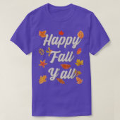 Happy Fall Y'all T-Shirt (Design vorne)