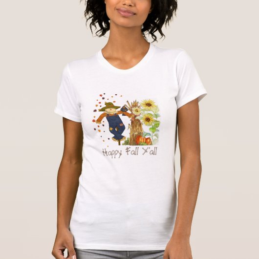 Happy Fall Y'all T-Shirt (Vorderseite)