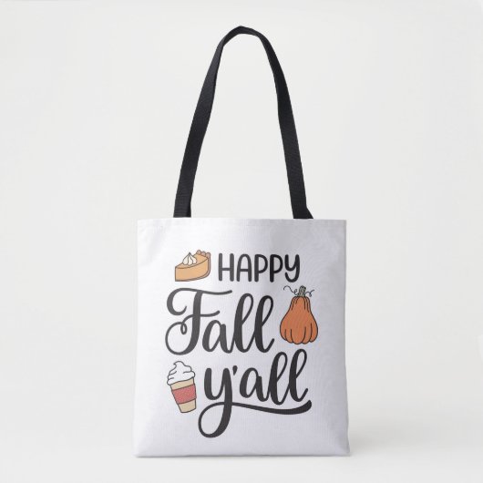 Happy Fall Y'all Tasche (Vorderseite)