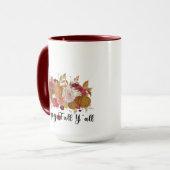 Happy Fall Y'all Tasse (Vorderseite Links)