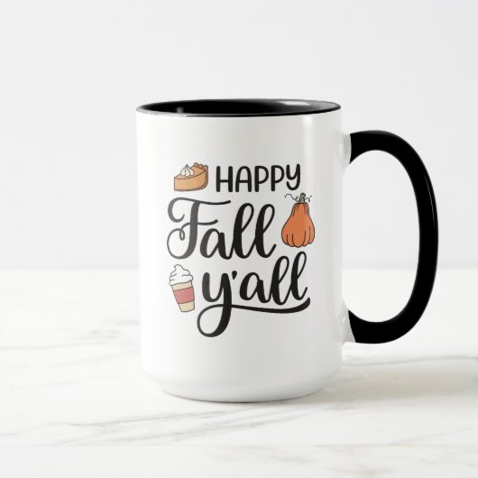 Happy Fall Y'all Tasse (Rechts)