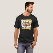 Happy Fall Y'all Three Gnome Leopard Kariert Pumpk T-Shirt (Vorne ganz)