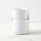 Happy Fall Y'all Trendy Calligrafy Tasse (Mittel)
