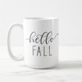 Happy Fall Y'all Trendy Calligrafy Tasse (Links)
