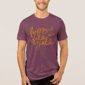 Happy Fall Y'all Tri-Blend Shirt (Vorderseite)