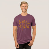Happy Fall Y'all Tri-Blend Shirt (Vorderseite voll)