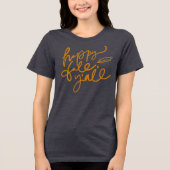 Happy Fall Y'all Tri-Blend Shirt (Vorderseite)