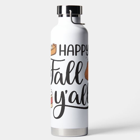 Happy Fall Y'all Trinkflasche (links)