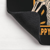 Happy Fall Yall Women Halloween Skeleton Pumpkin Mousepad (Ecke)