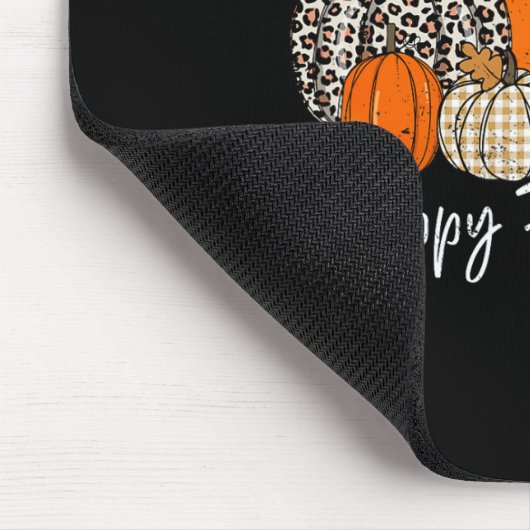 Happy Fall Y'all Women Men Pumpkin Leopard Niedlic Mousepad (Ecke)