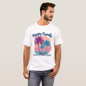 Happy Family Beach Cruise 2025 T-Shirt (Vorne ganz)
