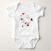 Happy Family Bears Baby Bodysuit - Weihnachten Baby Strampler (Vorderseite)