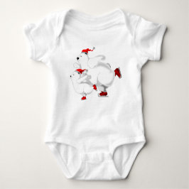 Happy Family Bears Baby Bodysuit - Weihnachten Baby Strampler