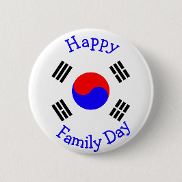 Happy Family Day - Koreanische Adoption Button