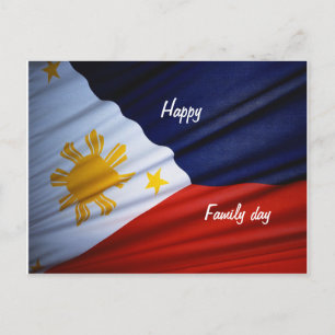 Happy-Family-Day-Philippinen-Postkarten Postkarte
