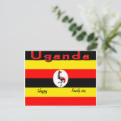 Happy Family day Uganda Postkarten (Stehend Vorderseite)