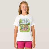 Happy Family Erinnerungen Doodle T - Shirt (Vorne ganz)