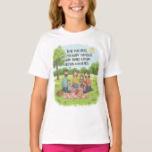 Happy Family Erinnerungen Doodle T - Shirt (Vorderseite)