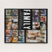 Happy Family Foto Collage Puzzle (Horizontal)