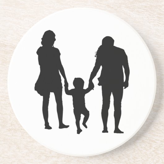 HAPPY FAMILY GETRÄNKEUNTERSETZER (Vorne)