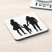 HAPPY FAMILY GETRÄNKEUNTERSETZER (Linke Seite)