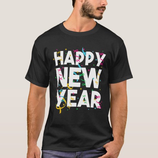 Happy Family Party Matching 2022 Neujahr T-Shirt (Vorderseite)