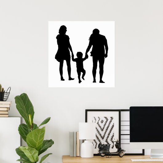 HAPPY FAMILY POSTER (Heimbüro)