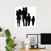 HAPPY FAMILY POSTER (Heimbüro)