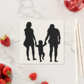 HAPPY FAMILY SERVIETTE (Beispiel)