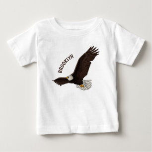 Happy-Fan Glatze Cartoon Illustration Baby T-shirt