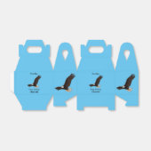 Happy-Fan Glatze Cartoon Illustration Geschenkschachtel (Ungefaltet)