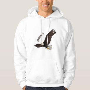 Happy-Fan Glatze Cartoon Illustration Hoodie