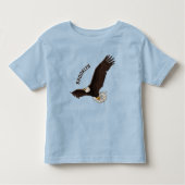 Happy-Fan Glatze Cartoon Illustration Kleinkind T-shirt (Vorderseite)