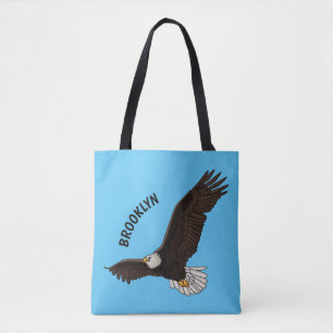 Happy-Fan Glatze Cartoon Illustration Tasche