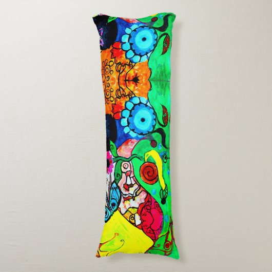 Happy Farben Kissen (Vorderseite Vertikal)