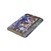 Happy Farm Animals Weihnachtsbath Mat Badematte (Schrägansicht)