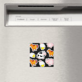 Happy farm background, Magnet (In Situ (Geschirrspüler))