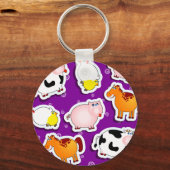 Happy farm background, Schlüsselanhänger (Vorderseite)