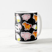 Happy farm background, Tasse (VorderseiteRechts)